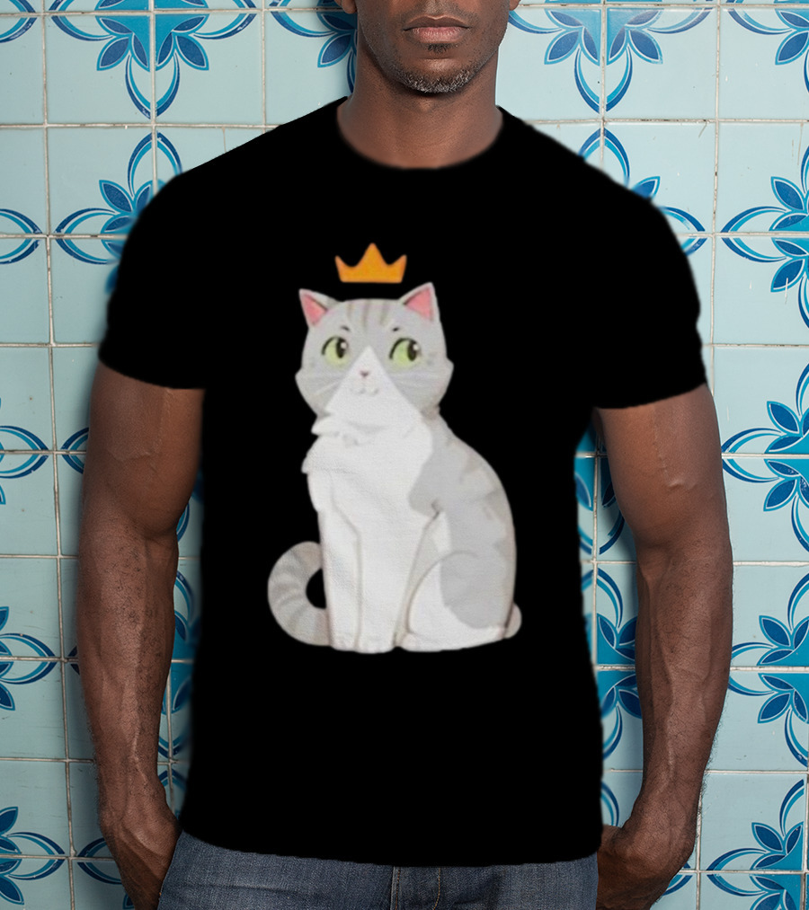 Goodtimeswithscar Jellie Cat With Crown T-Shirt