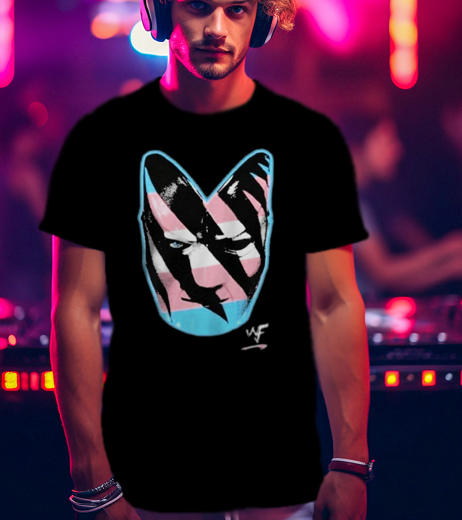 Mr. Liar Trane WF Trans Pride Wolverine Mask T-Shirt