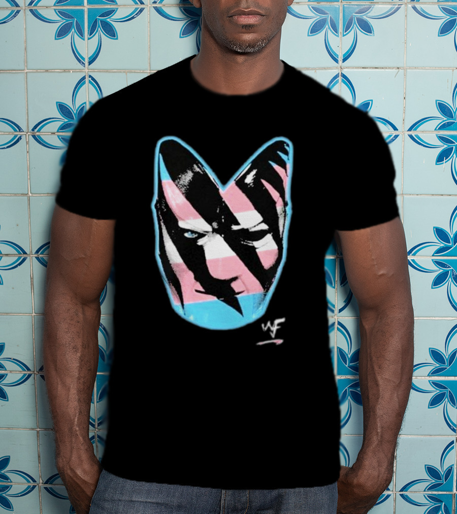 Mr. Liar Trane WF Trans Pride Wolverine Mask T-Shirt