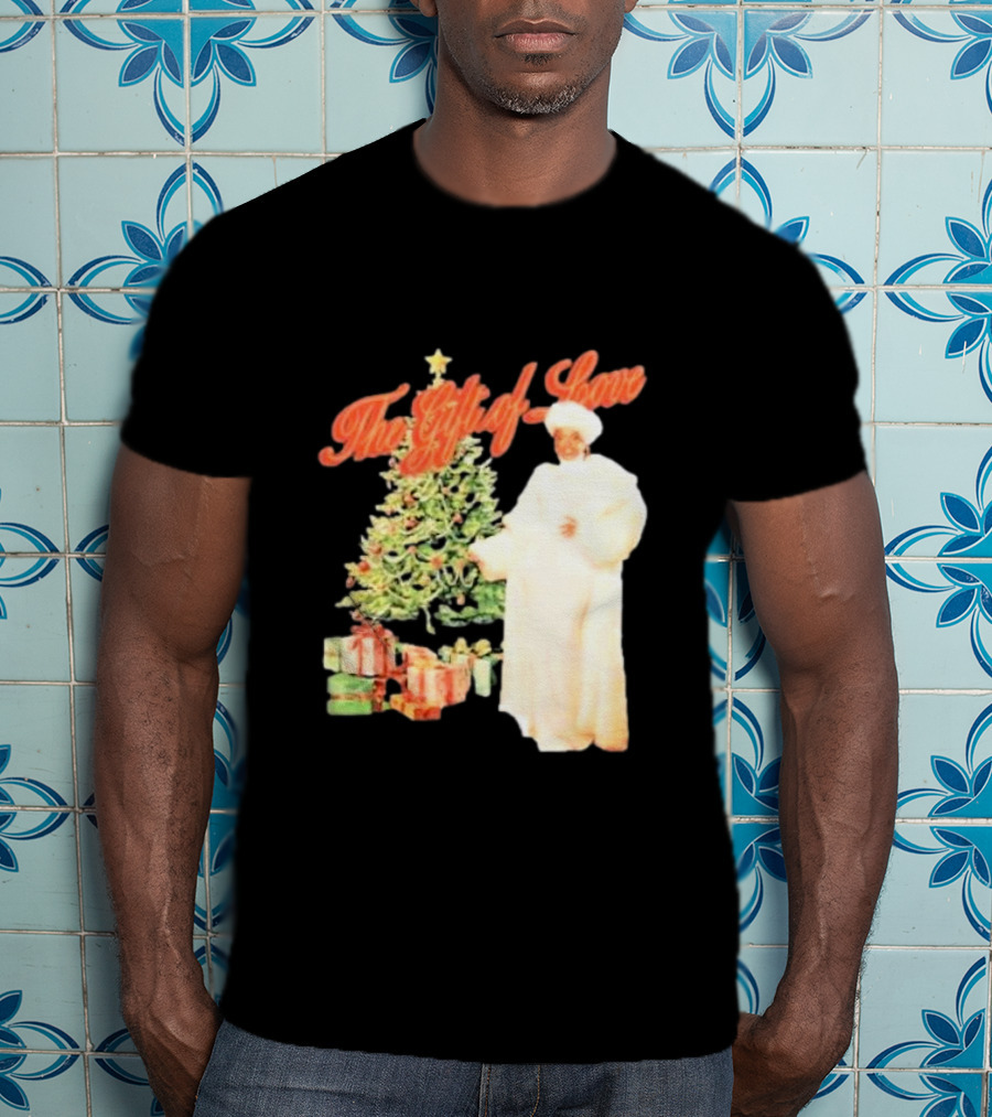 The Gift Of Love Christmas Tree Retro Style Jennifer Hudson T-Shirt