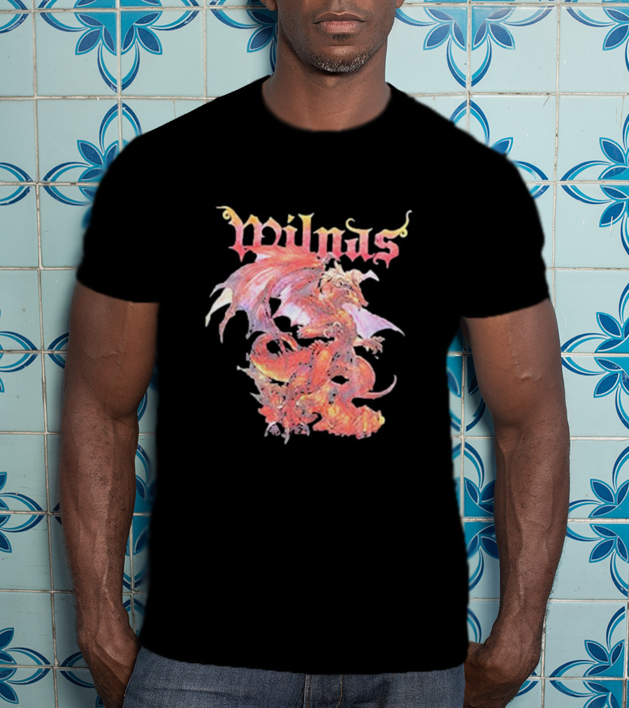 Wilnas Dragon Heavy Metal Fantasy T-Shirt