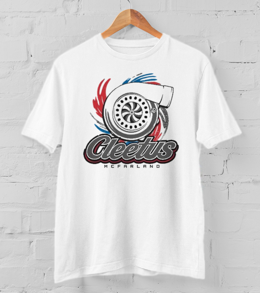Cleetus Mcfarland Turbocharger Logo Cleetus Turbo T-Shirt