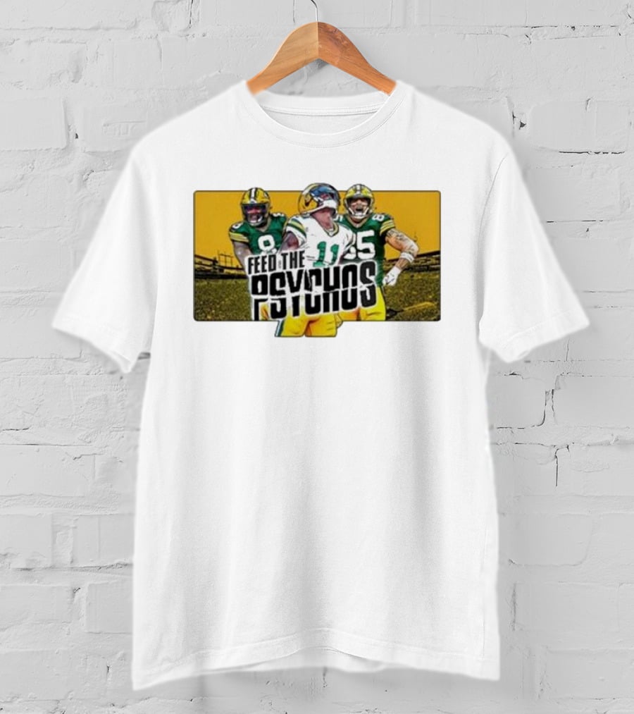 Feed The Psychos Packers Football Trio T-Shirt
