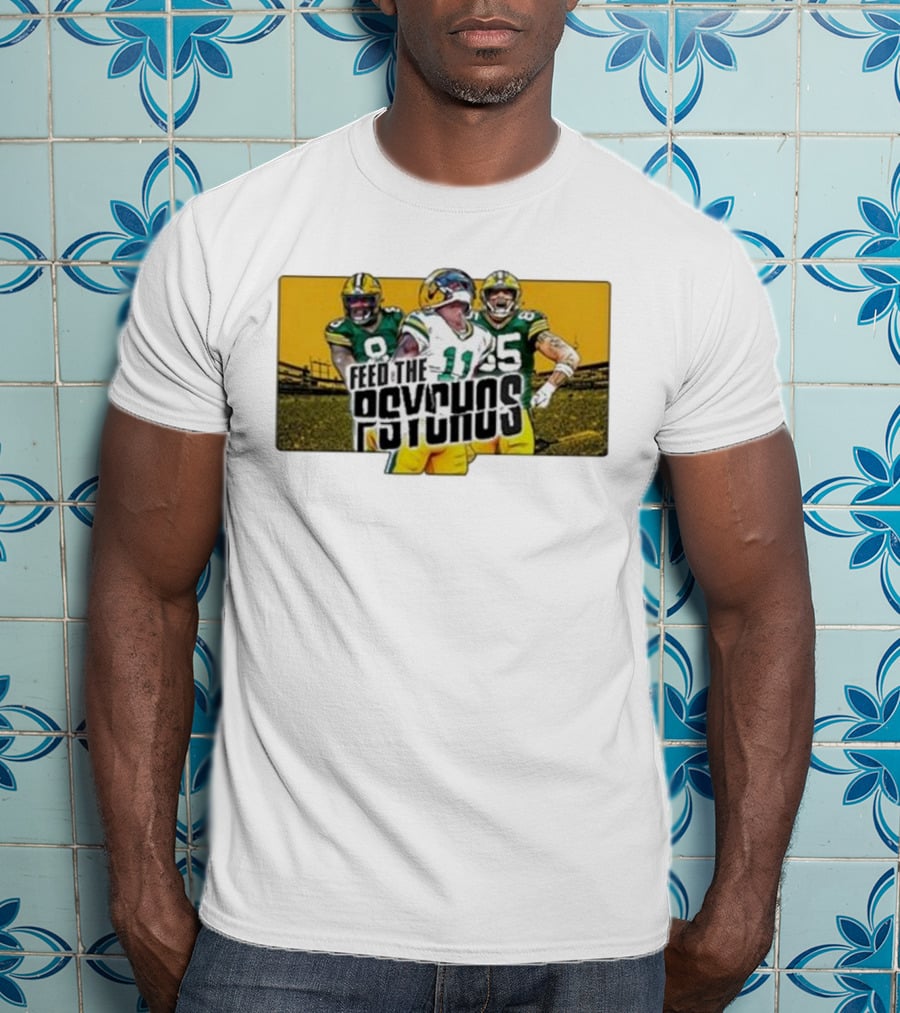 Feed The Psychos Packers Football Trio T-Shirt