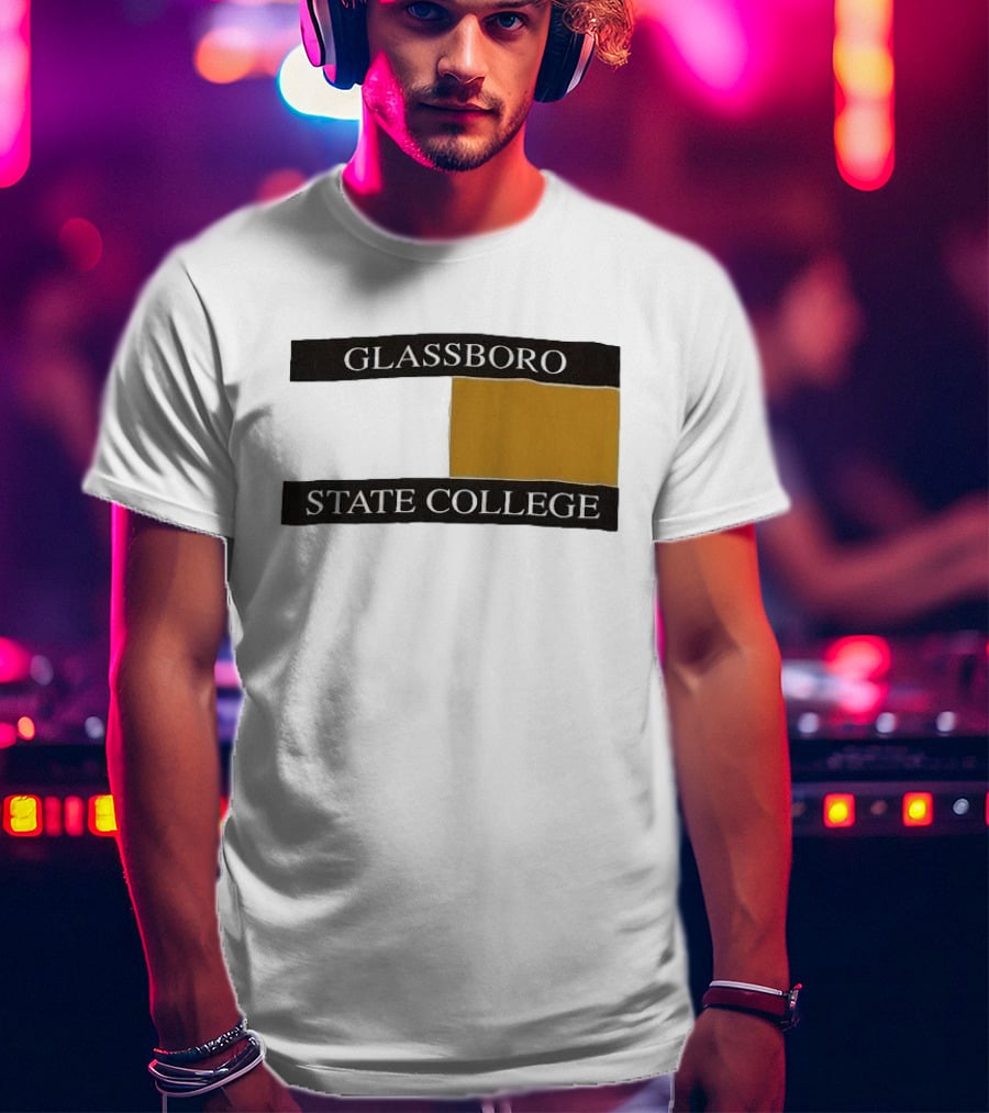 Glassboro State College Black And Gold Block T-Shirt