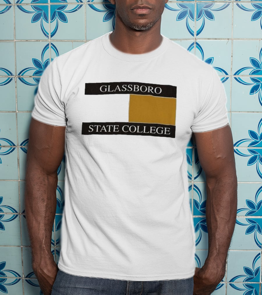 Glassboro State College Black And Gold Block T-Shirt