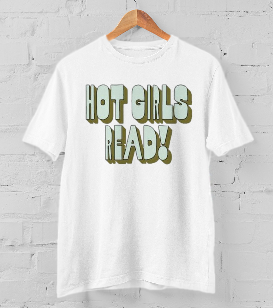 Hot Girls Read Ivory Allie Rose T-Shirt