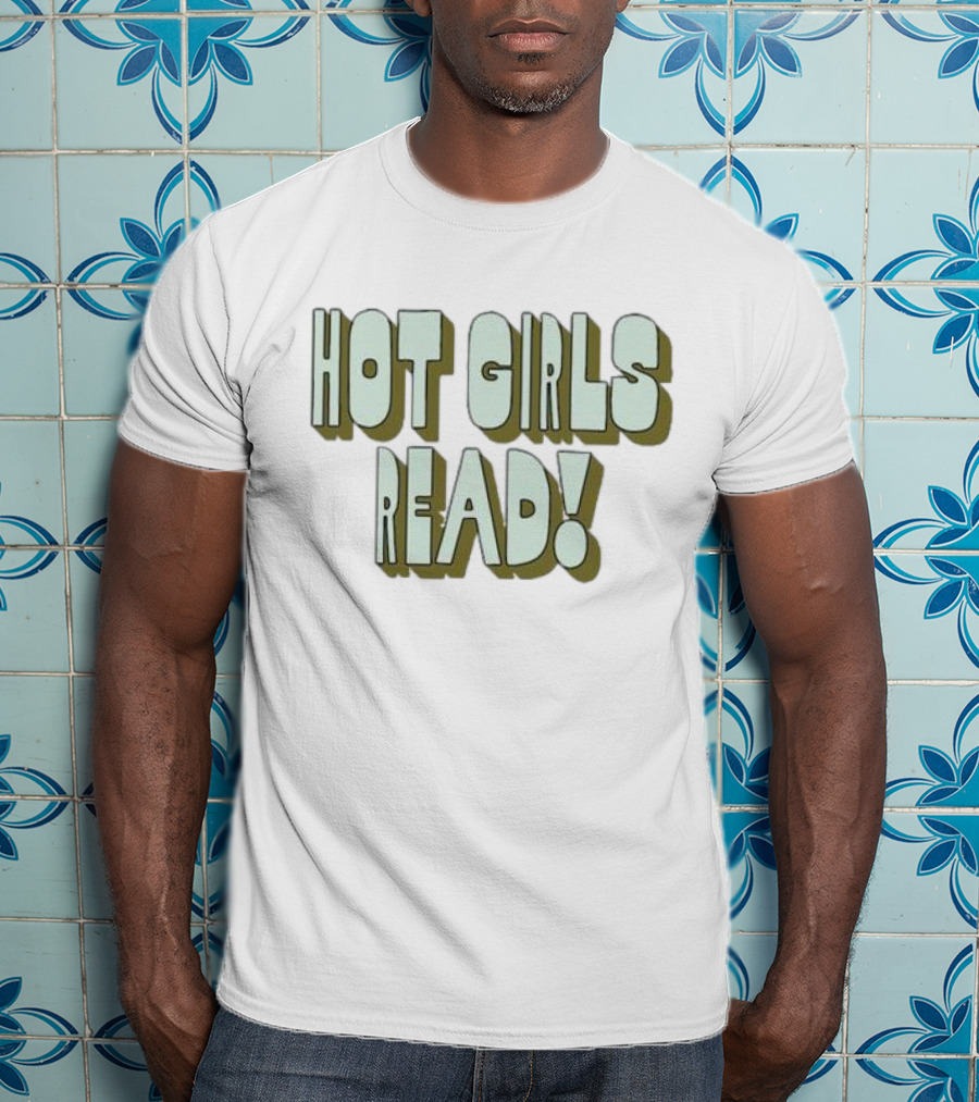 Hot Girls Read Ivory Allie Rose T-Shirt