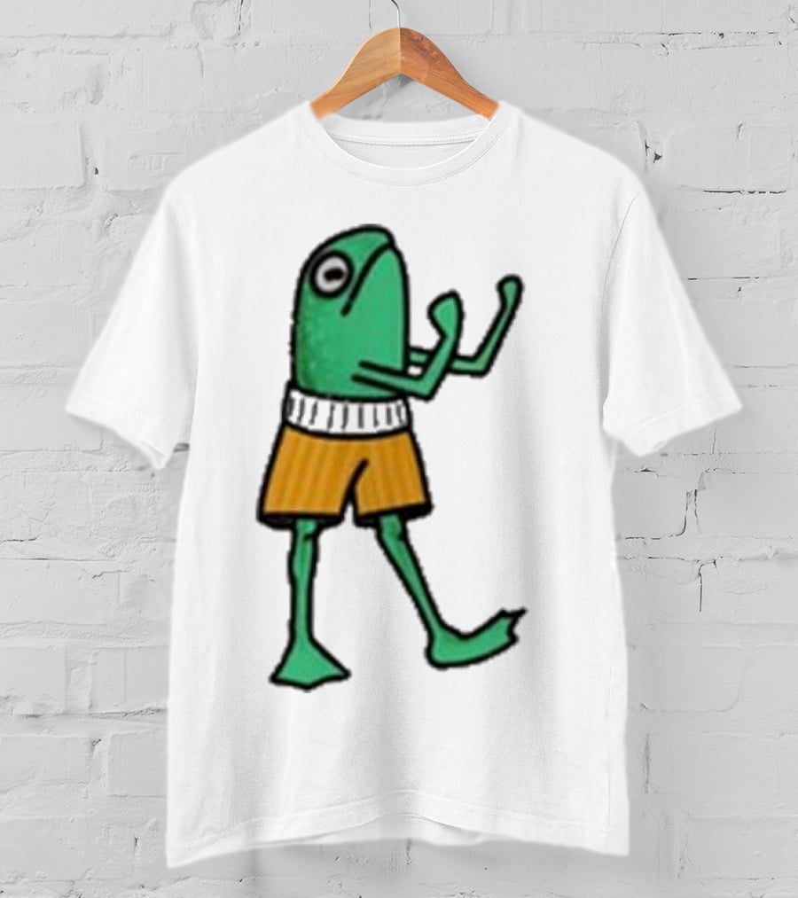 K45ink Frog Boxer Fighter In Shorts T-Shirt
