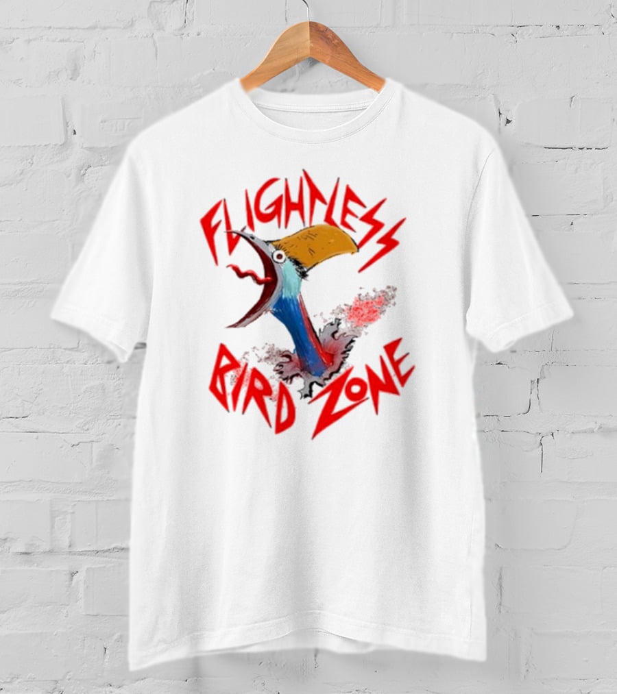 Three Bean Salad Podcast Flightless Bird Zone Kookaburra T-Shirt