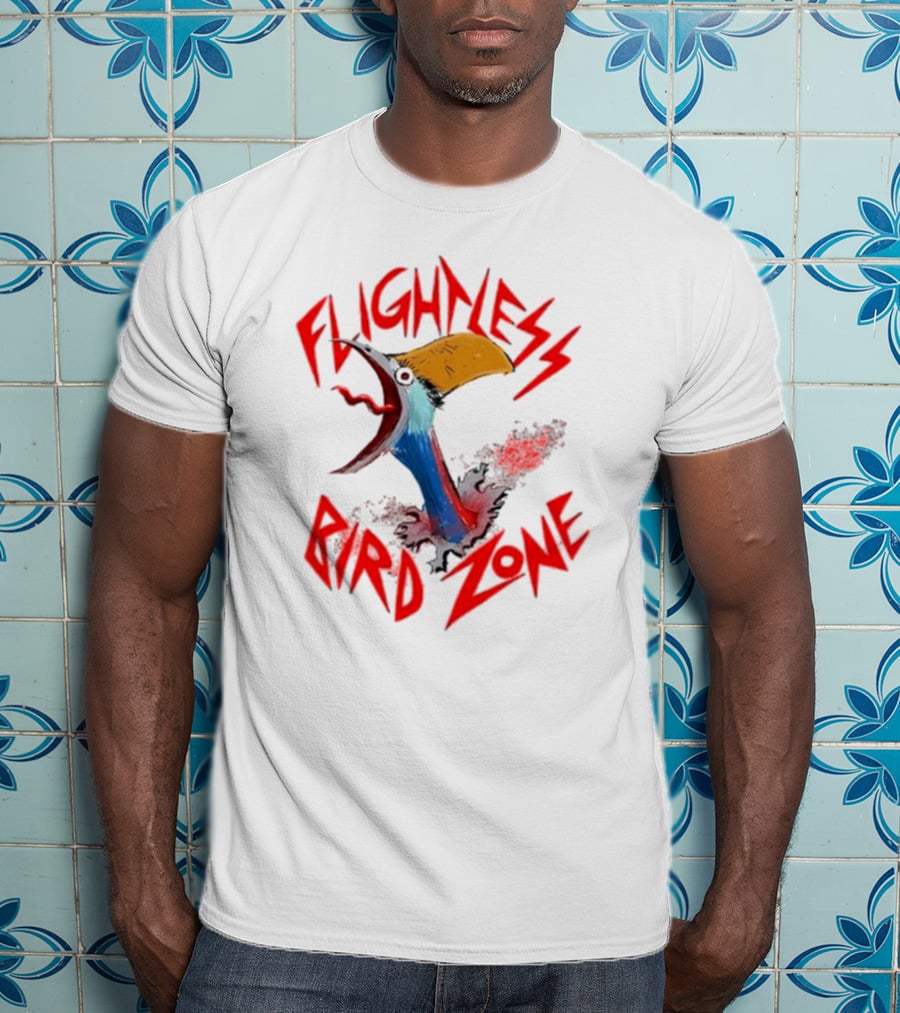 Three Bean Salad Podcast Flightless Bird Zone Kookaburra T-Shirt