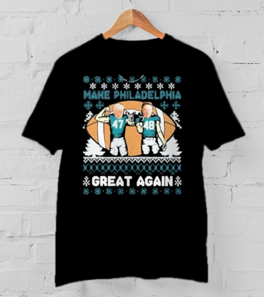 Make Philadelphia Great Again Football Snowflakes T-Shirt