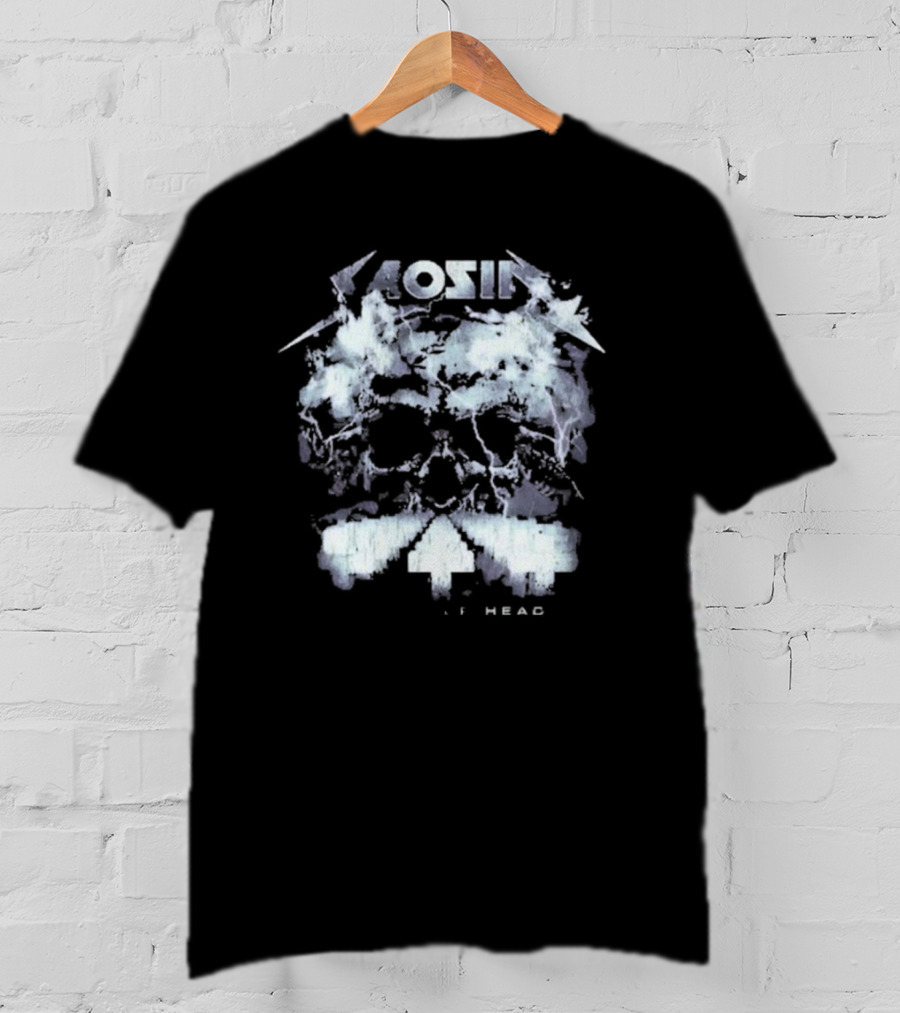 Saosin Bury Your Head Skull And Clouds T-Shirt
