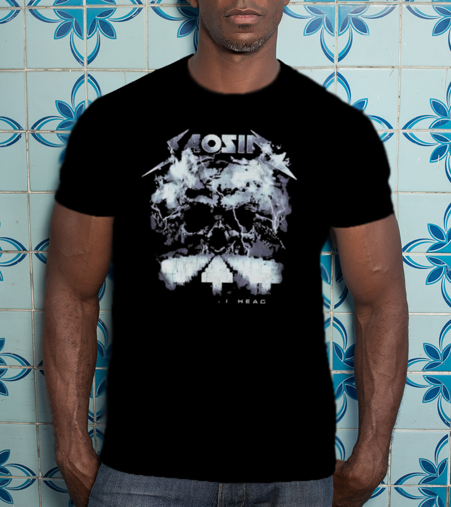 Saosin Bury Your Head Skull And Clouds T-Shirt