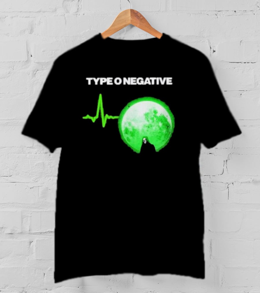 TYPE O NEGATIVE Green Moon Heartbeat T-Shirt