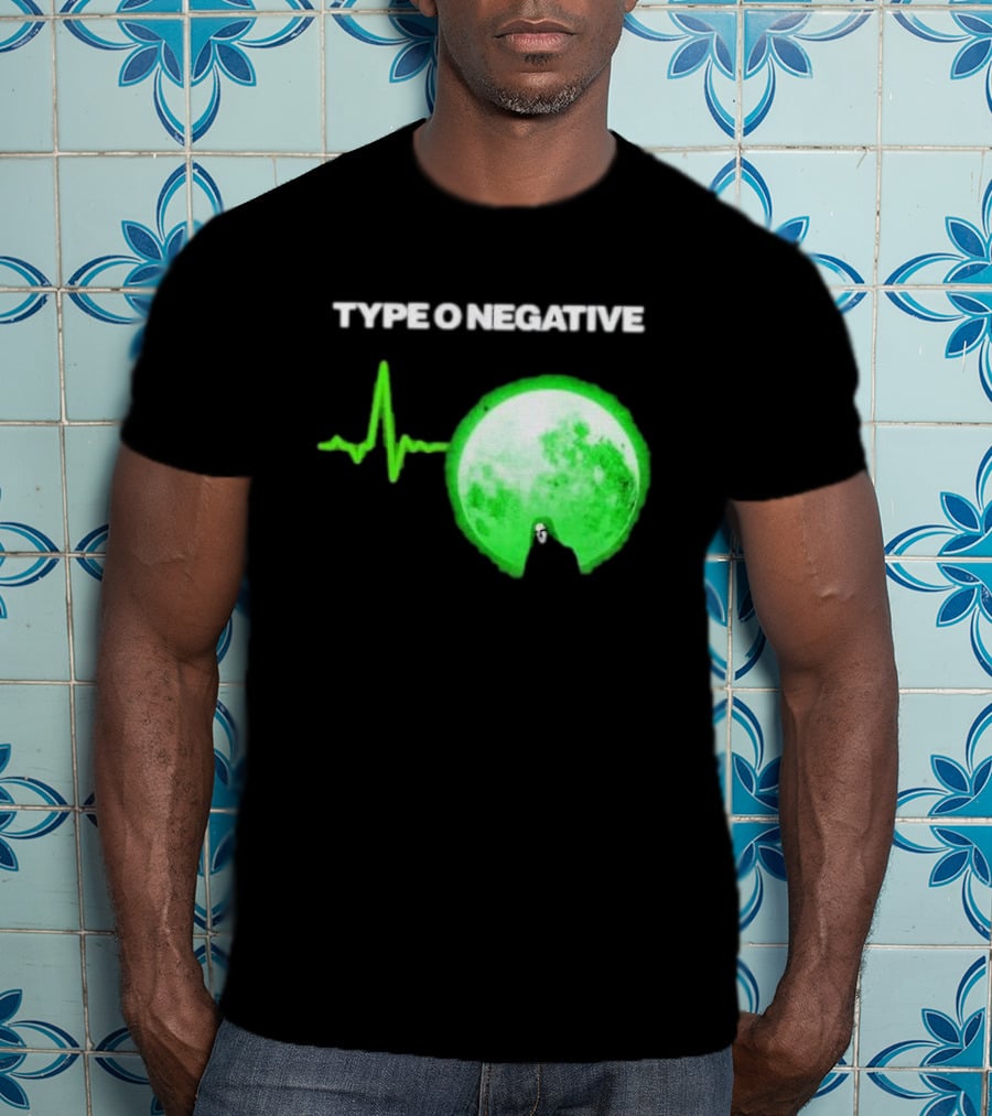 TYPE O NEGATIVE Green Moon Heartbeat T-Shirt