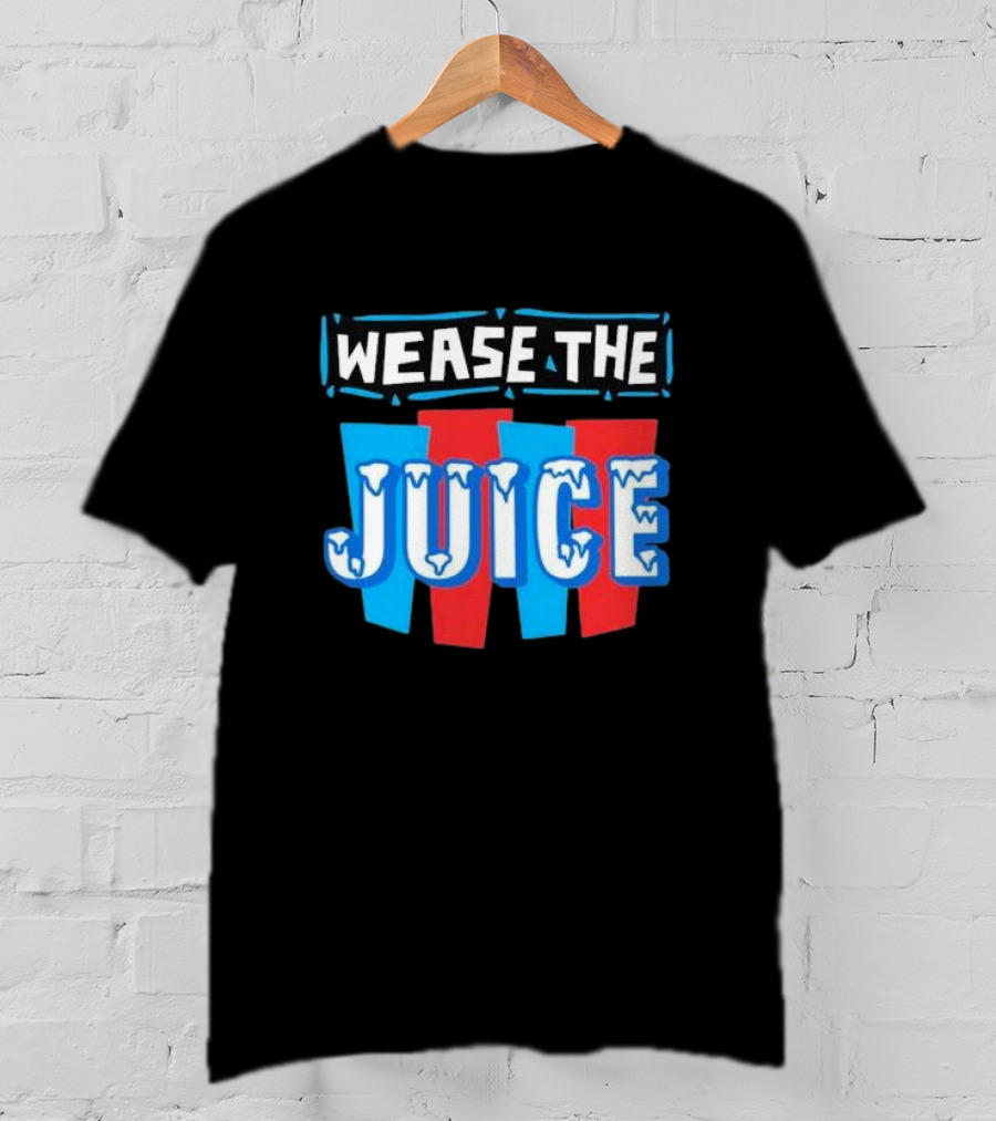 Wease The Juice 90s Style Retro Text T-Shirt
