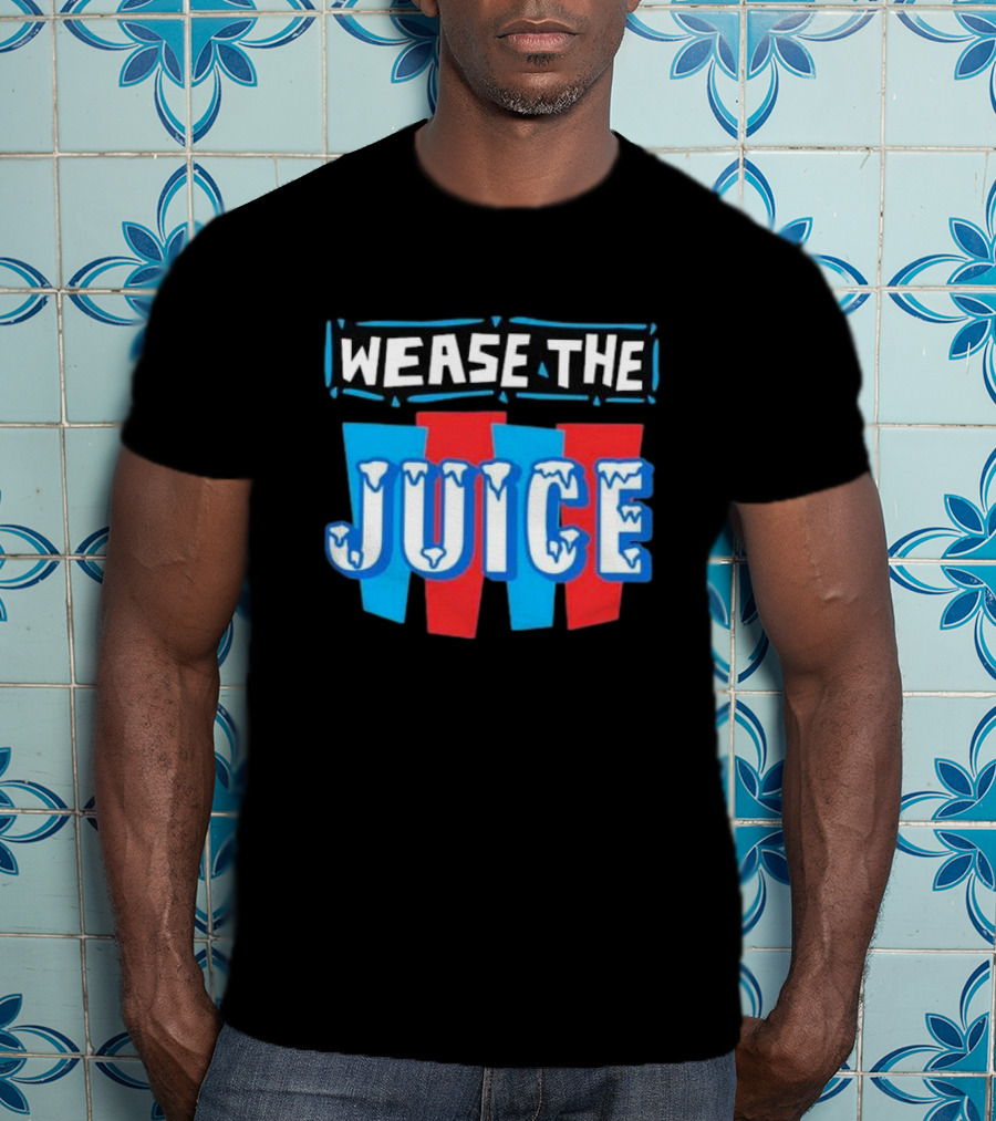 Wease The Juice 90s Style Retro Text T-Shirt