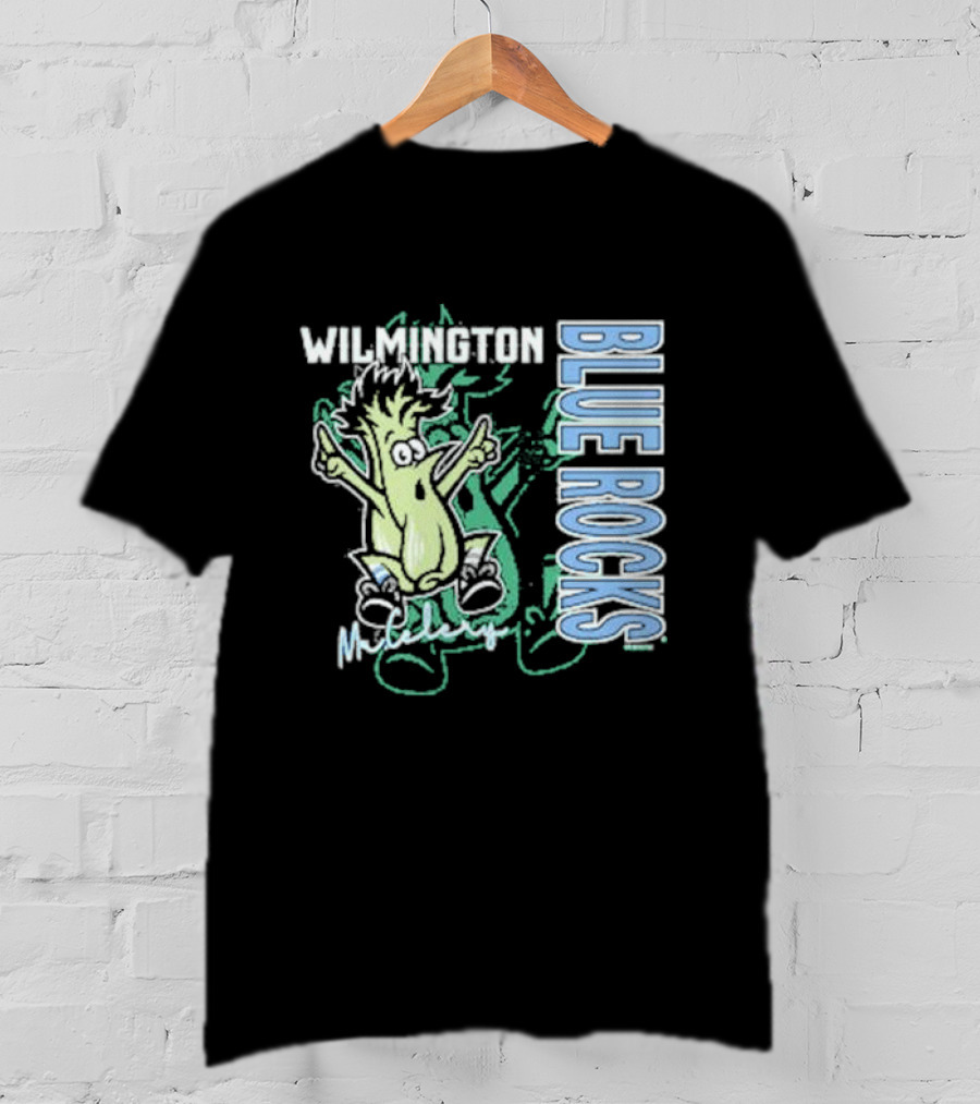 Wilmington Blue Rocks Mr. Celery Character T-Shirt