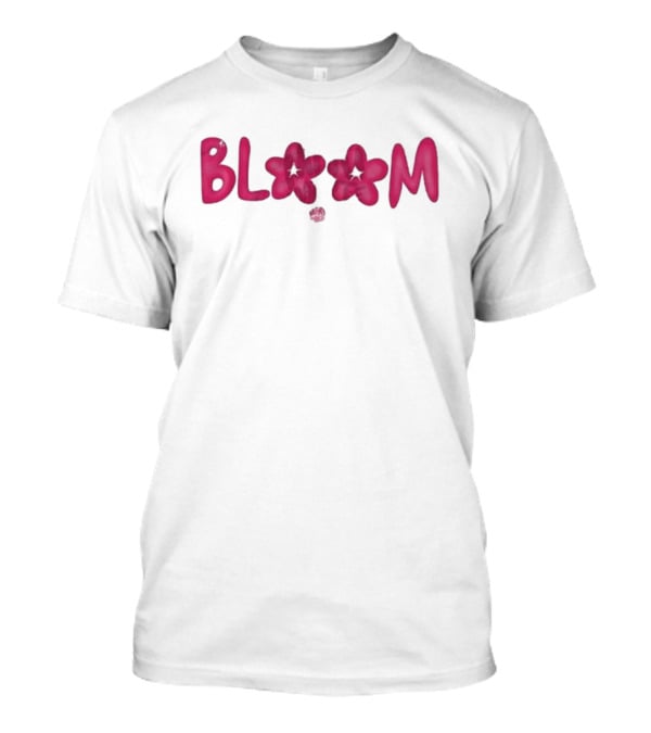 Bini Bloom Flower Lettering Lyrics T-Shirt