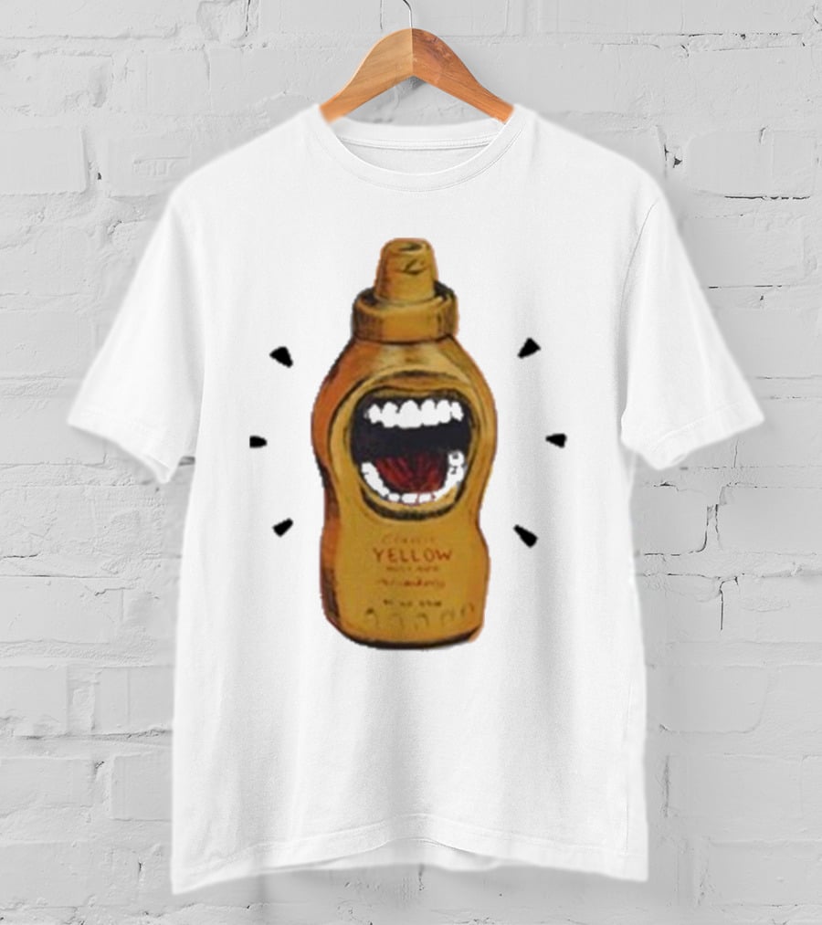 Mcfreakery Classic Yellow Mustard Bottle With Mouth T-Shirt
