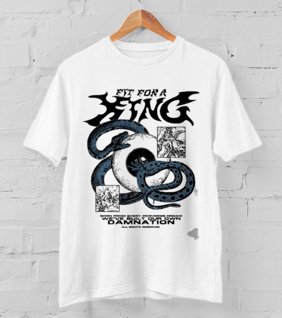 Fit For A King Snake Eyeball Born From Every Precious Dream Damnation T-Shirt