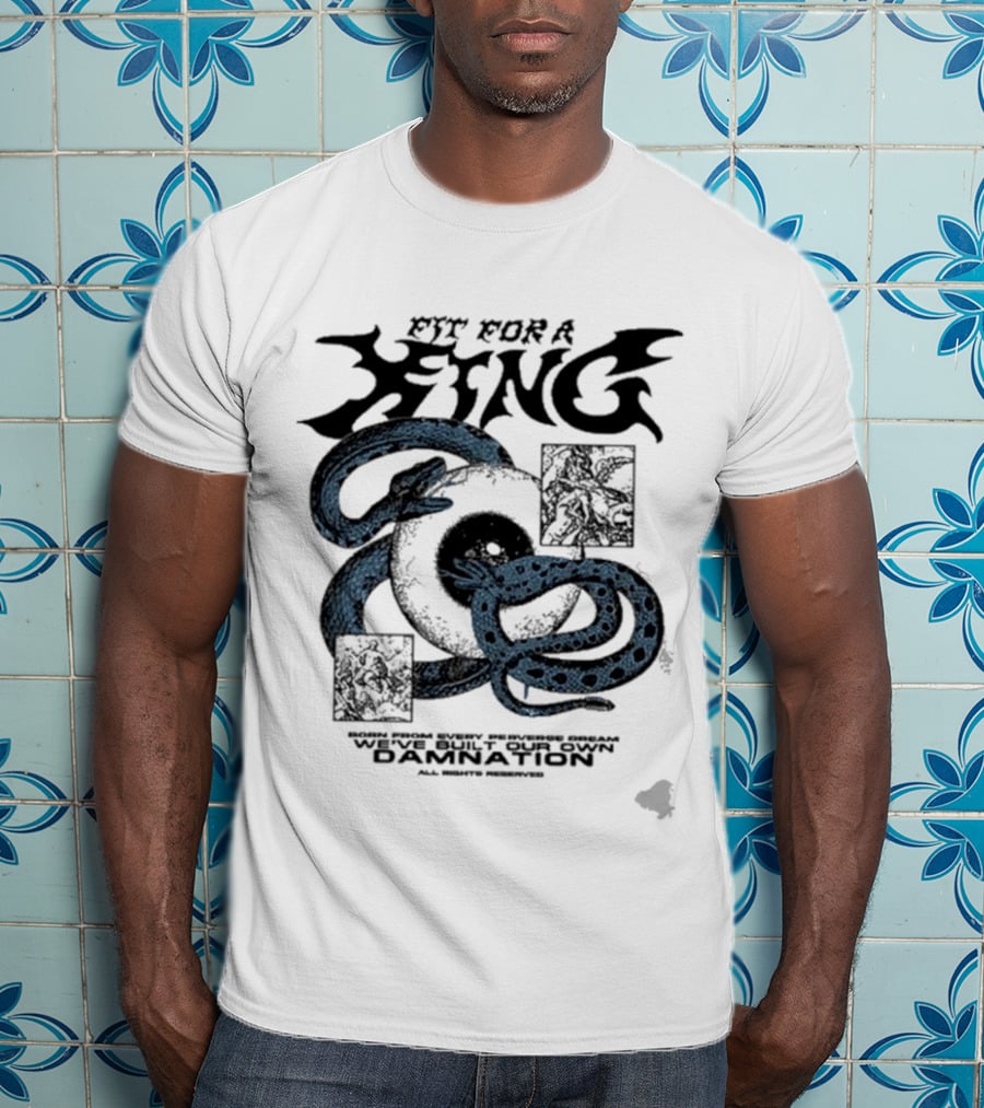 Fit For A King Snake Eyeball Born From Every Precious Dream Damnation T-Shirt