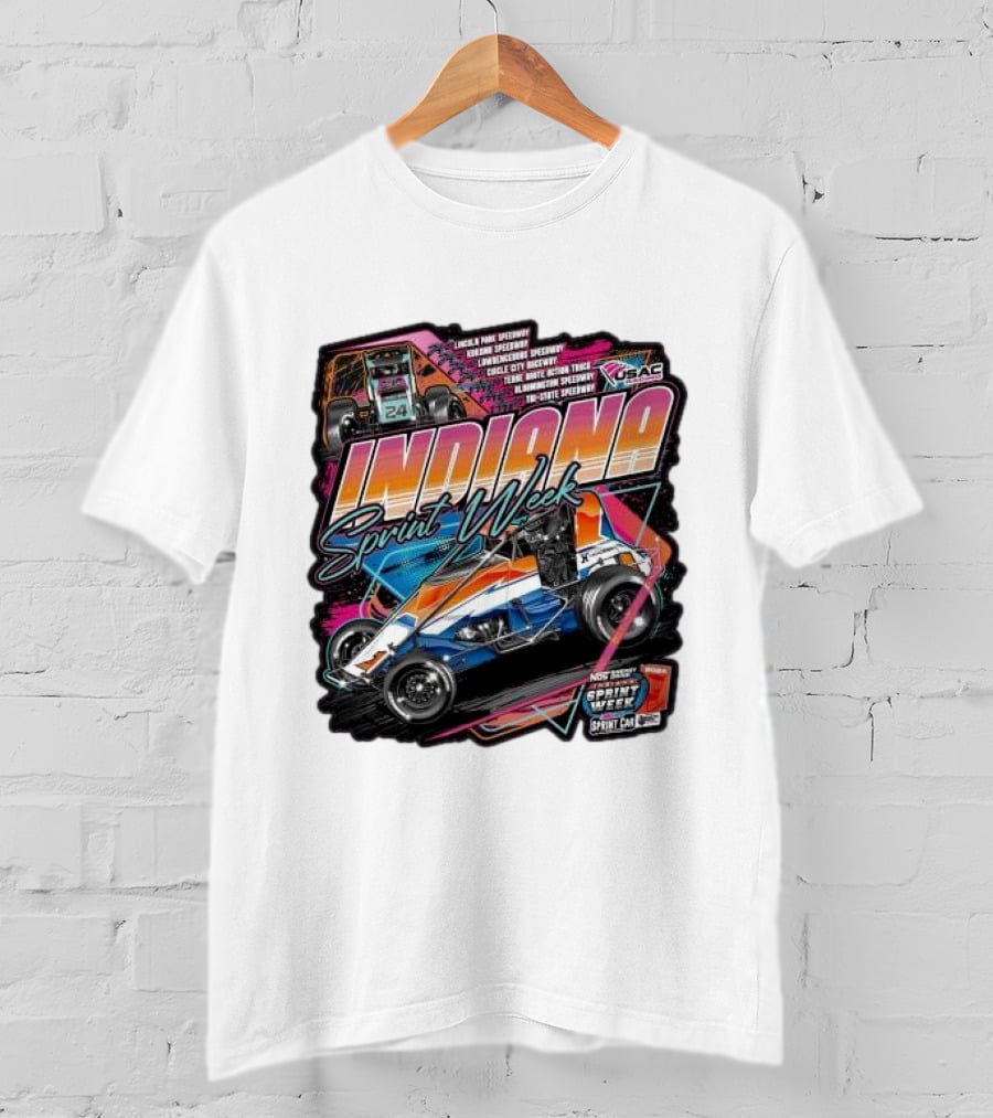 Indiana Sprint Week USAC Sprint Car Racing T-Shirt