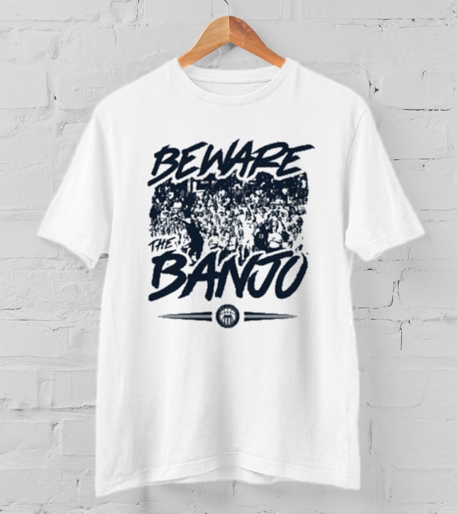 Two Rivers Trust Beware The Banjo Basketball Warning T-Shirt