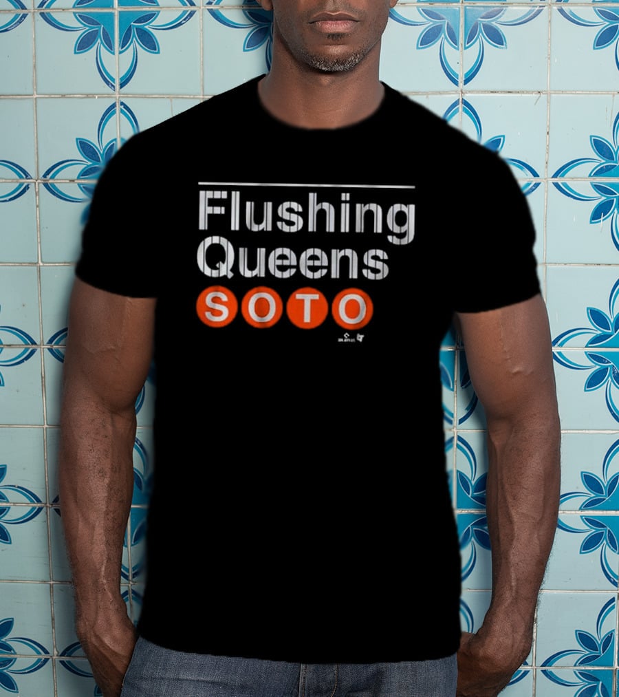 Flushing Queens Soto Subway Platform Sign T-Shirt