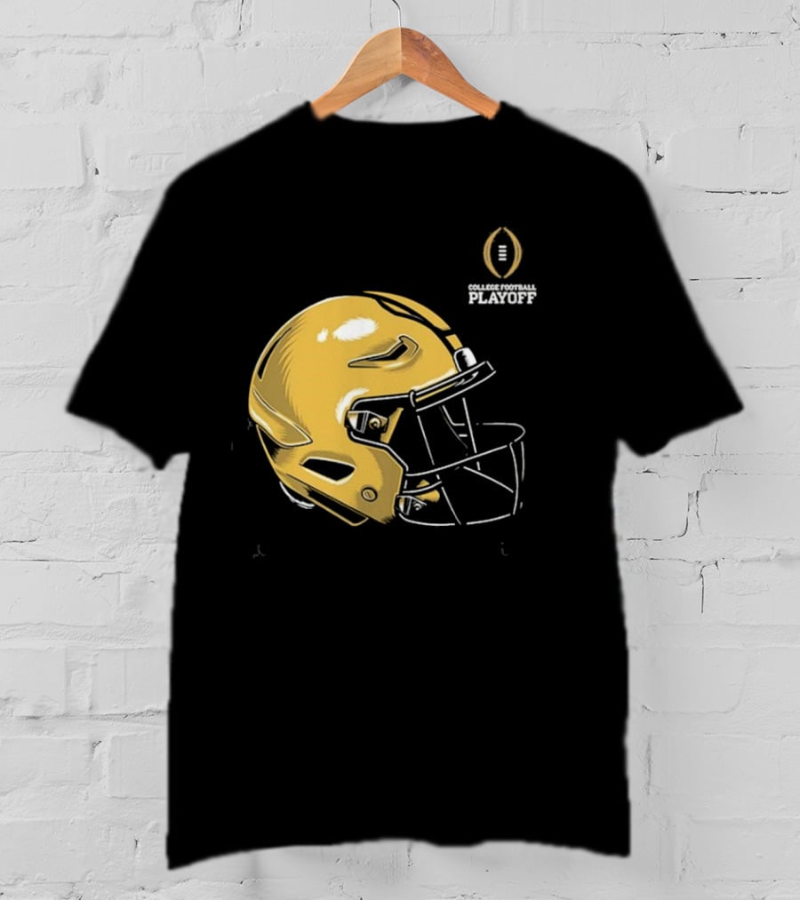 Notre Dame Fighting Irish College Football Playoff 2025 Helmet Iconic T-Shirt