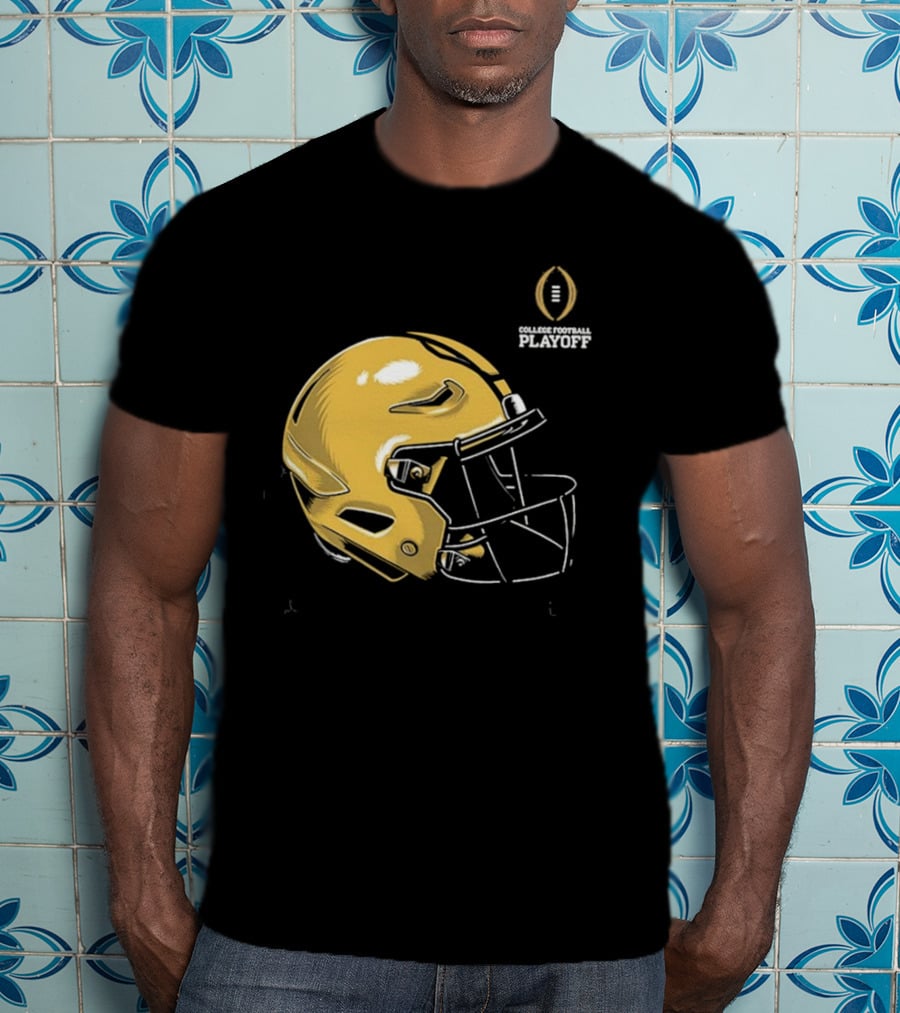 Notre Dame Fighting Irish College Football Playoff 2025 Helmet Iconic T-Shirt