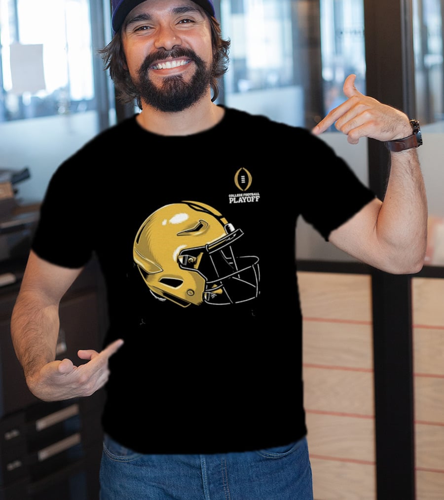 Notre Dame Fighting Irish College Football Playoff 2025 Helmet Iconic T-Shirt