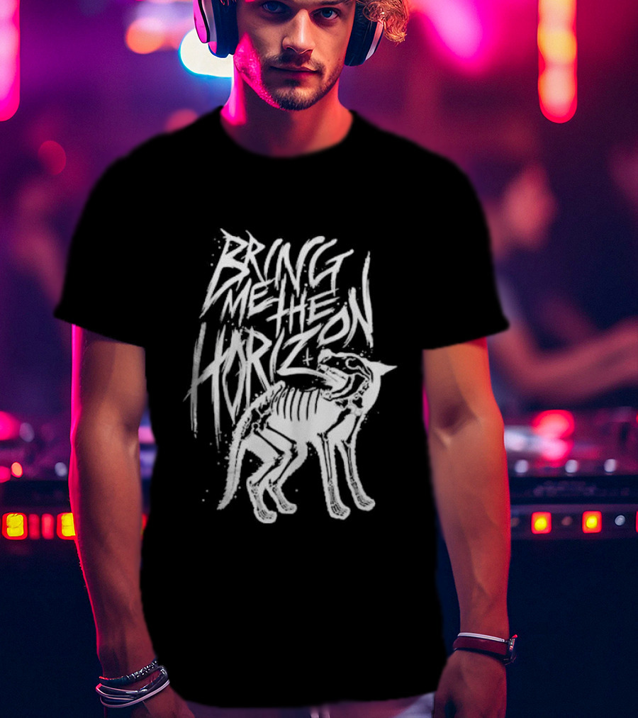 Bring Me The Horizon Cat Skeleton T-Shirt