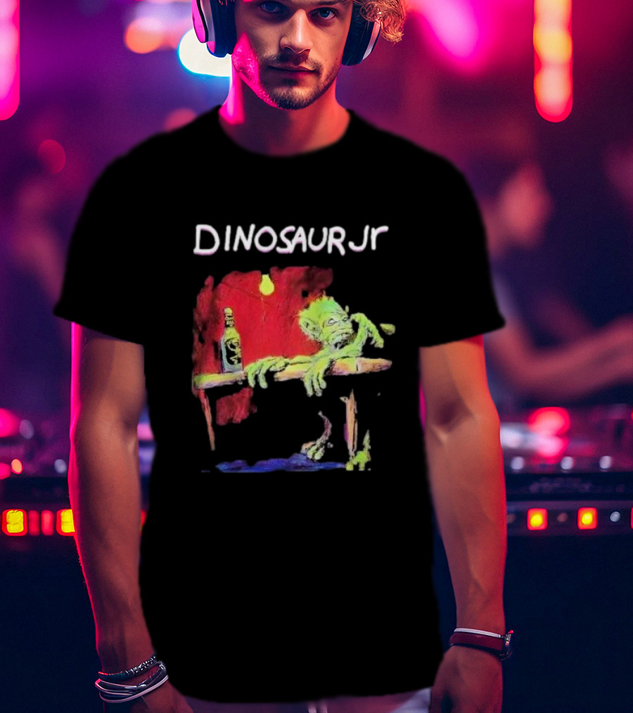 Dinosaur Jr Band Biography Bottled Creature Table Scene T-Shirt