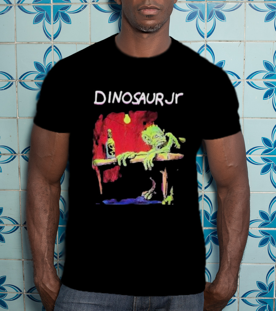 Dinosaur Jr Band Biography Bottled Creature Table Scene T-Shirt