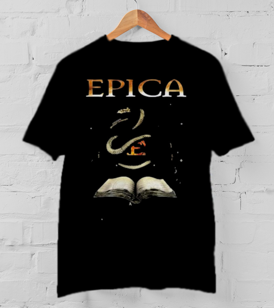Epica Kingdom Of Heaven Open Book And Snake T-Shirt