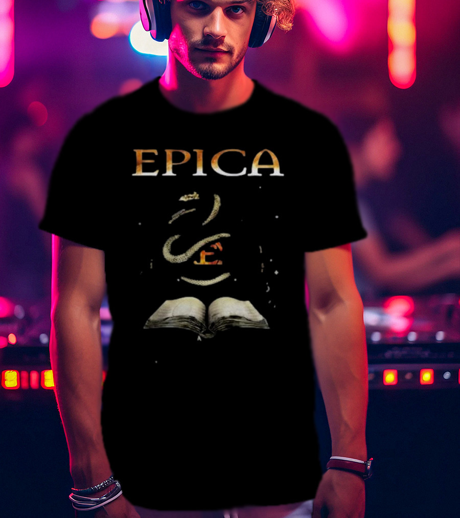 Epica Kingdom Of Heaven Open Book And Snake T-Shirt