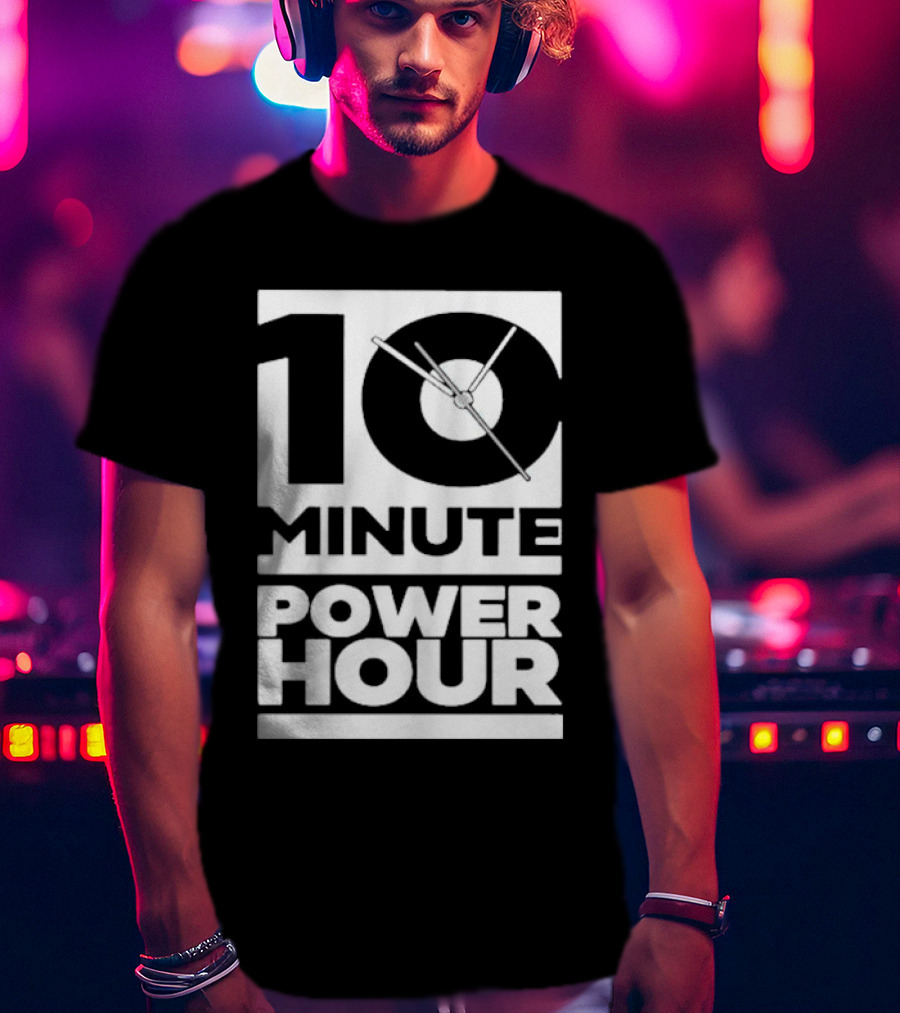 10 Minute Power Hour Clock Design Game Grumps T-Shirt