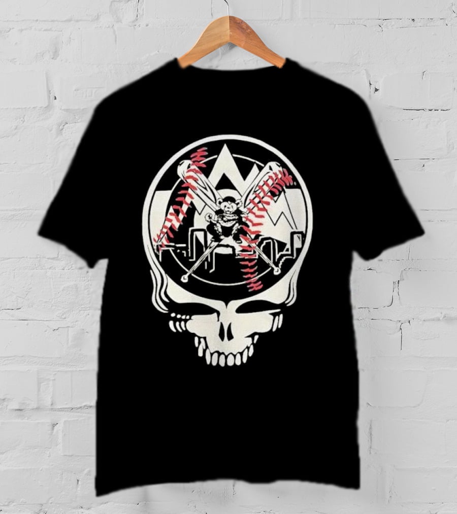 Grateful Dead Steal Your Face Colorado Rockies MLB Collaboration T-Shirt