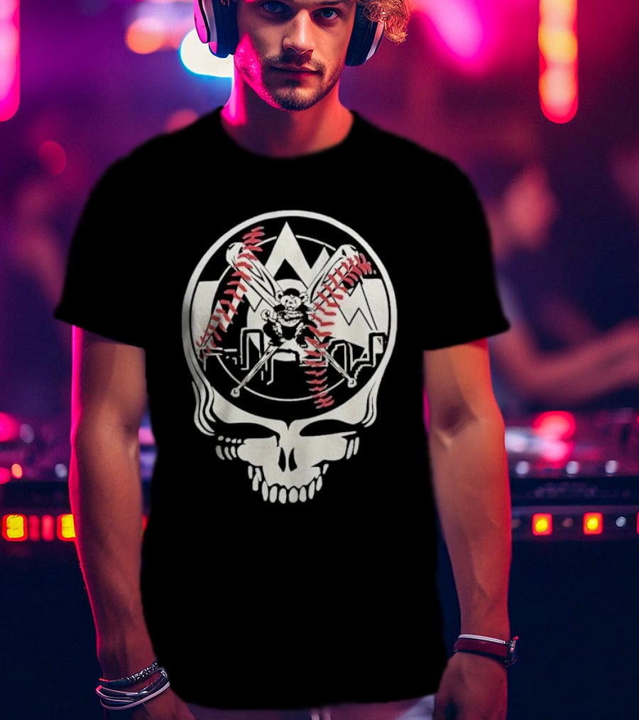 Grateful Dead Steal Your Face Colorado Rockies MLB Collaboration T-Shirt