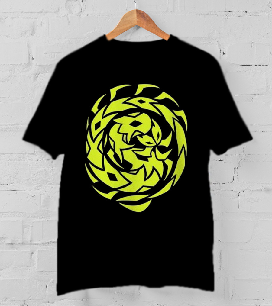 Greed Sigil Black And Yellow Spiral T-Shirt