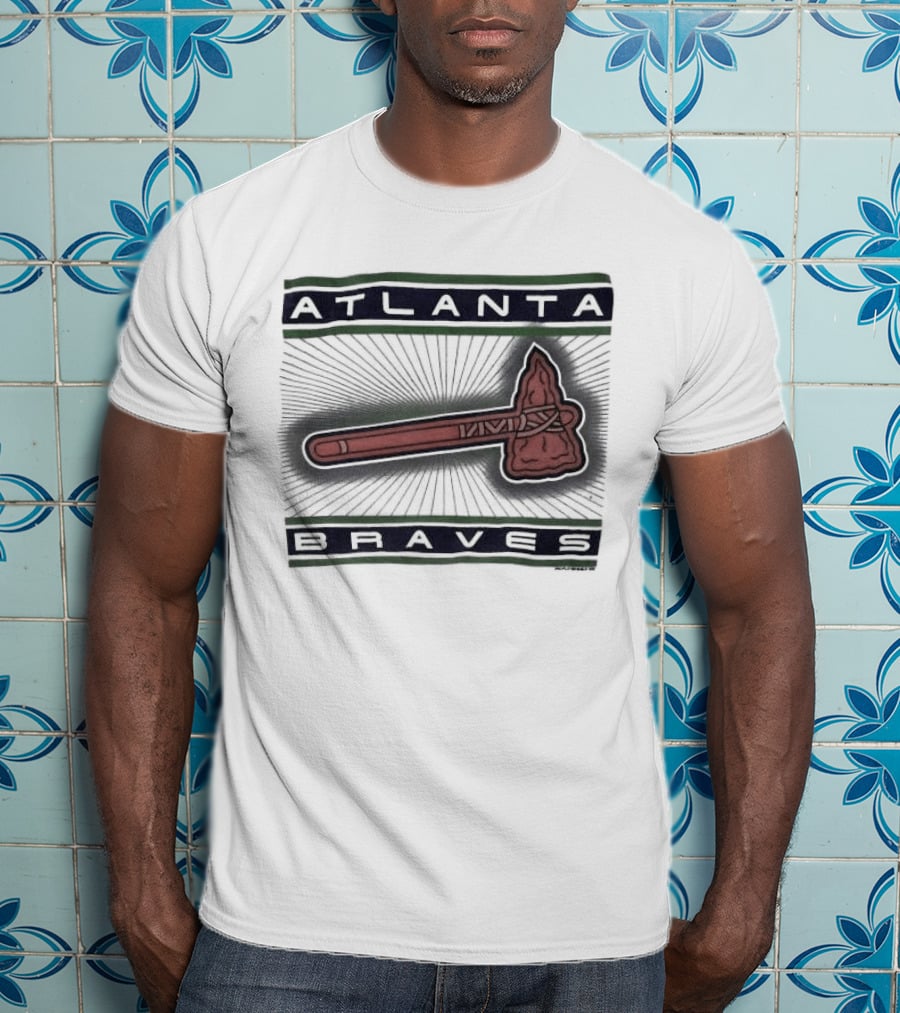 Atlanta Braves Tomahawk Iconic Pro Player T-Shirt