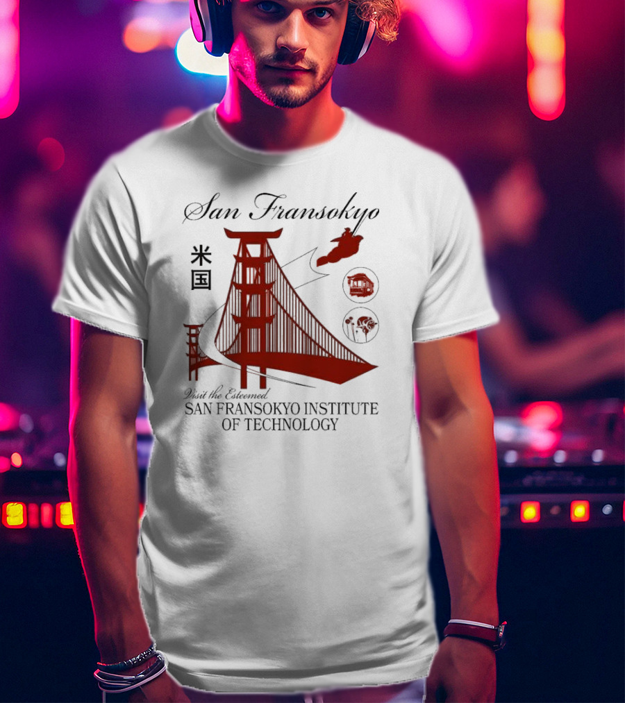 San Fransokyo Institute Of Technology Bridge Big Hero 6 Disney T-Shirt