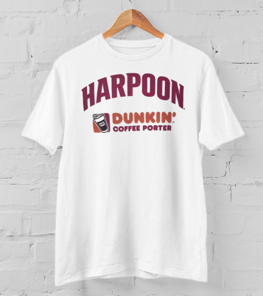 HARPOON Dunkin' Coffee Porter Collaboration T-Shirt