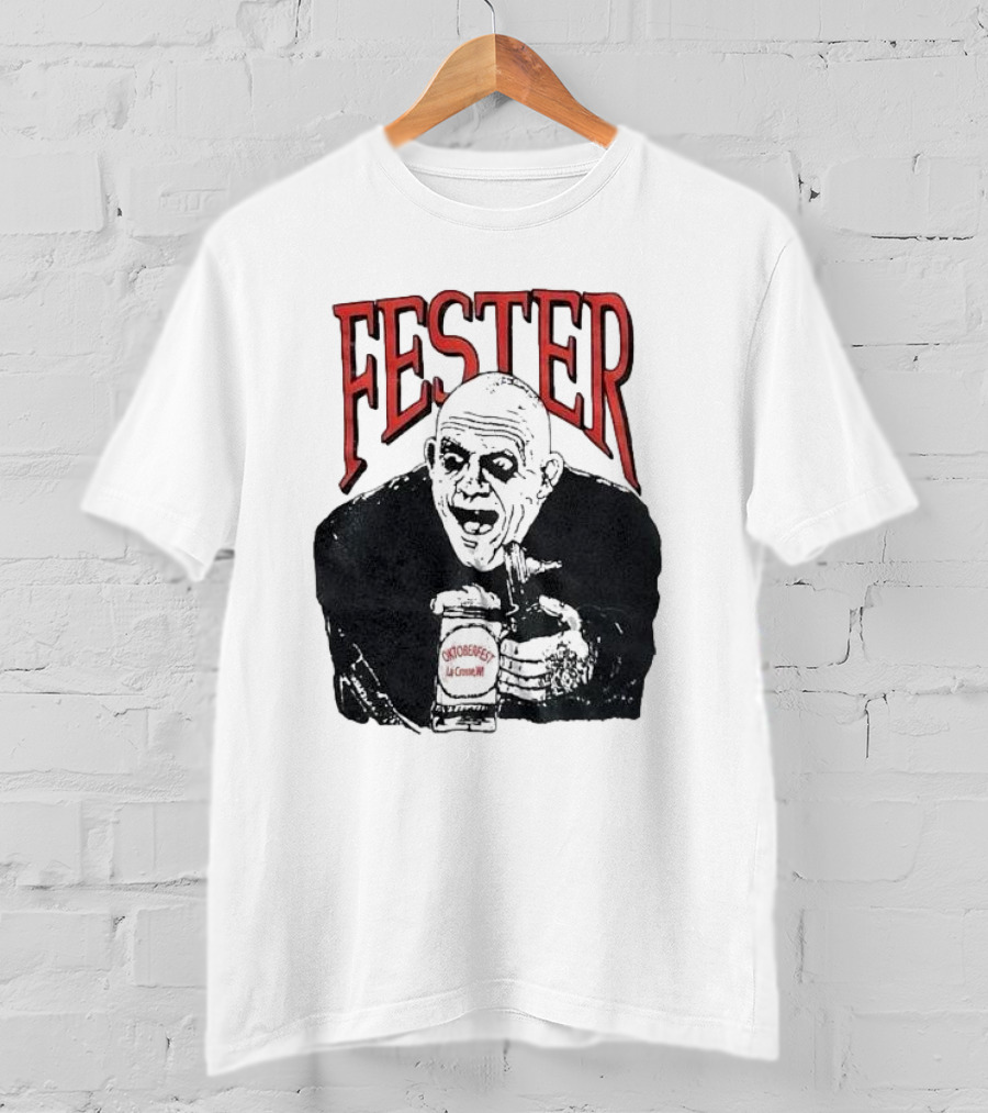 Fester Addams Oktoberfest La Cerveza T-Shirt