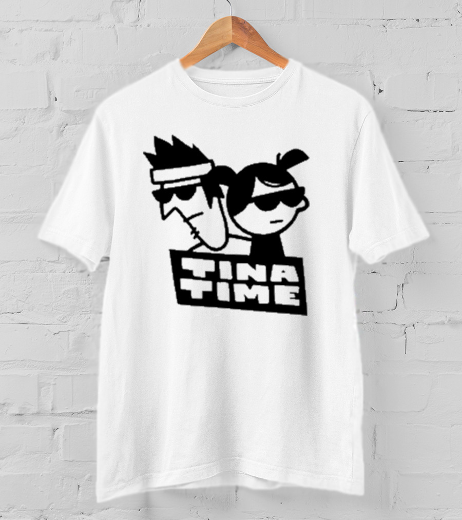 Tina Time Cool Cartoon Duo With Sunglasses T-Shirt