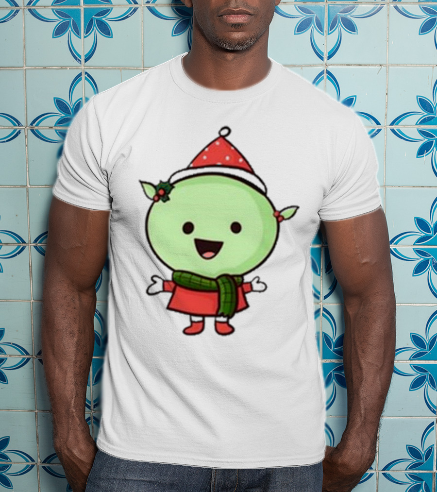 Nanalan Christmas Mona Festive Holiday Character T-Shirt