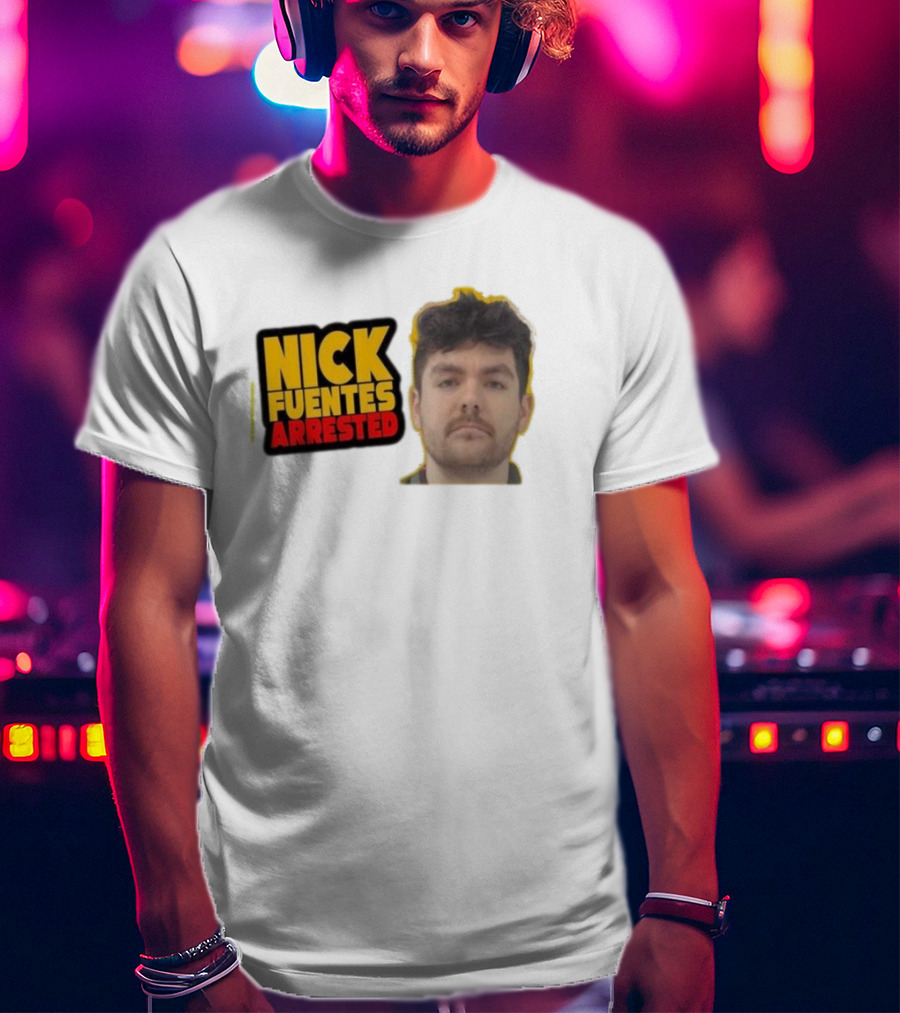 Nick Fuentes Arrested Mugshot T-Shirt