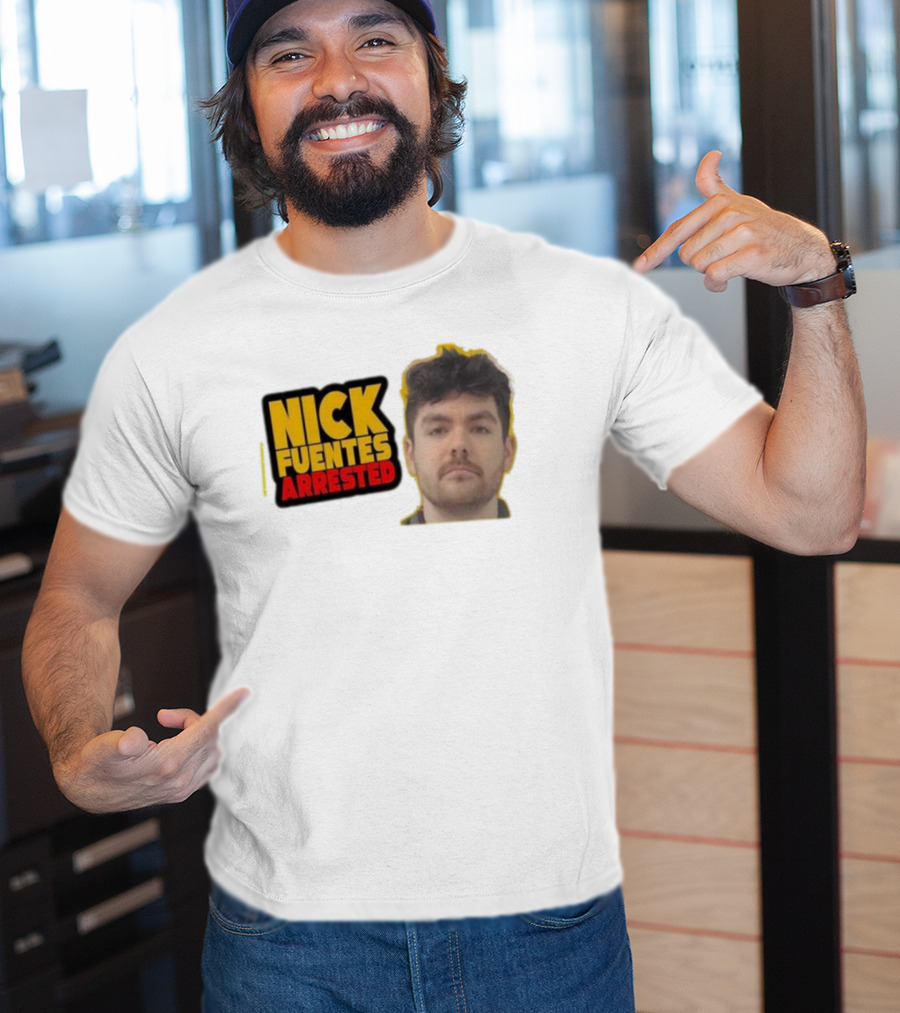 Nick Fuentes Arrested Mugshot T-Shirt